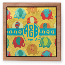 Cute Elephants Pet Urn w/ Couple's Names