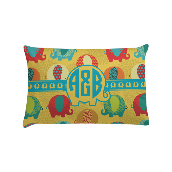 Custom Cute Elephants Pillow Case - Standard (Personalized)