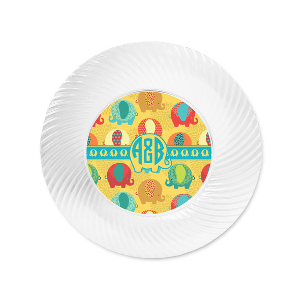 Cute Elephants Plastic Party Appetizer & Dessert Plates - Approval