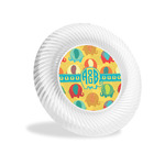 Cute Elephants Plastic Party Appetizer & Dessert Plates - 6" (Personalized)
