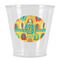 Cute Elephants Plastic Shot Glass (Personalized)