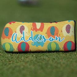 Cute Elephants Blade Putter Cover (Personalized)