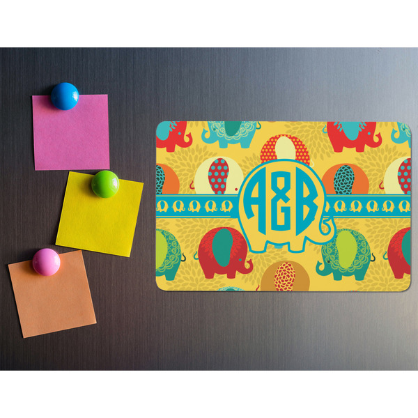 Cute Elephants Rectangular Fridge Magnet - LIFESTYLE