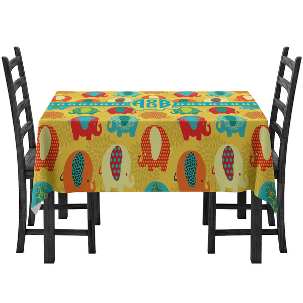 Custom Cute Elephants Tablecloth (Personalized)