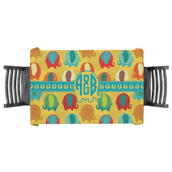 Cute Elephants Tablecloth - 58"x58" (Personalized)