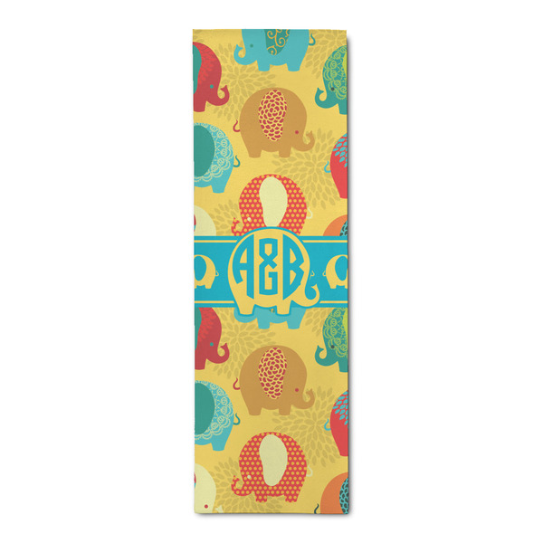 Custom Cute Elephants Runner Rug - 2.5'x8' w/ Couple's Names