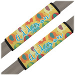 Cute Elephants Seat Belt Covers (Set of 2) (Personalized)