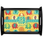 Cute Elephants Wooden Tray (Personalized)