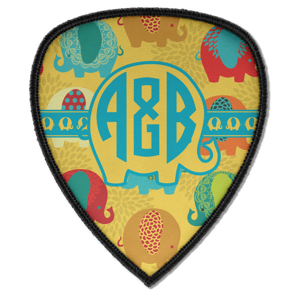 Cute Elephants Shield Patch