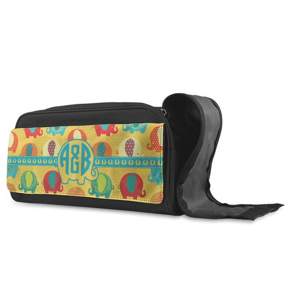 Cute Elephants Shoe Bags - ANGLE (Open)