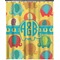 Cute Elephants Extra Long Shower Curtain - 70"x84" (Personalized)