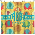 Cute Elephants Shower Curtain - Custom Size (Personalized)