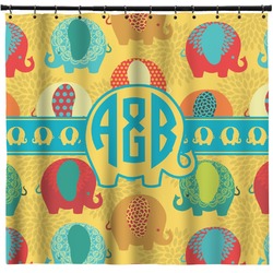 Cute Elephants Shower Curtain - Custom Size (Personalized)