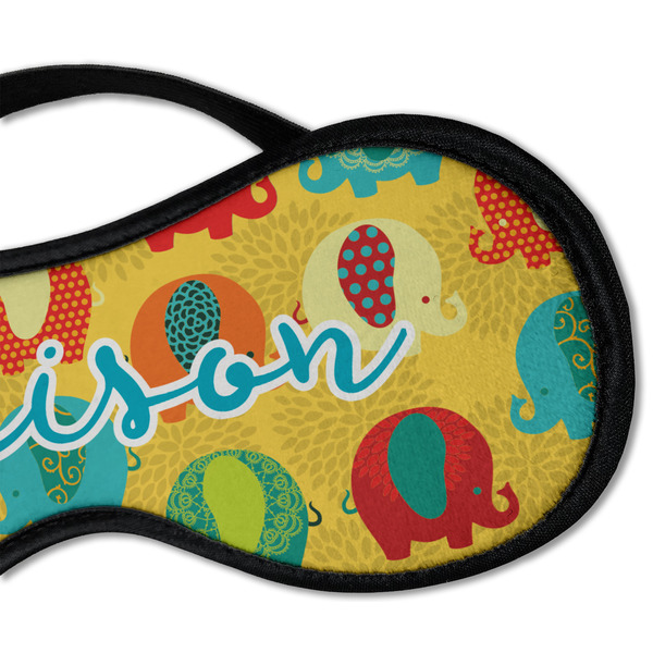 Cute Elephants Sleeping Eye Mask - DETAIL Large
