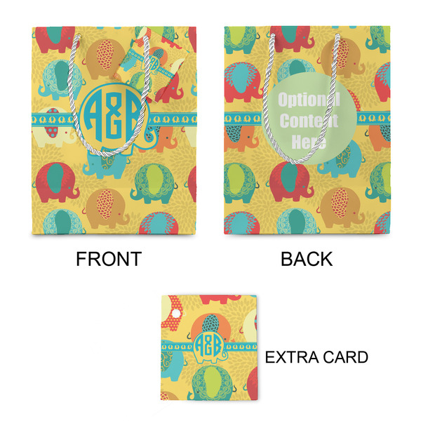 Cute Elephants Small Gift Bag - Approval