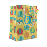 Cute Elephants Small Gift Bag (Personalized)