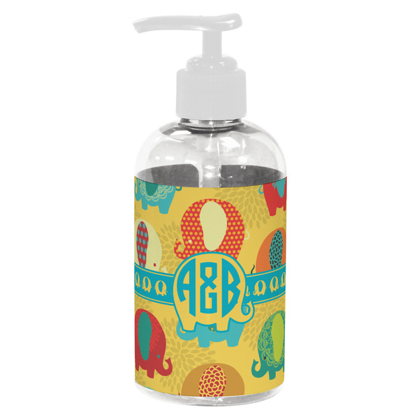 Cute Elephants Small Liquid Dispenser (8 oz) - White