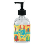 Cute Elephants Glass Soap & Lotion Bottle - Single Bottle (Personalized)