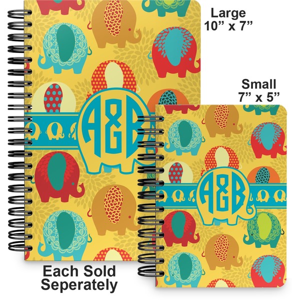 Cute Elephants Spiral Journal - Comparison