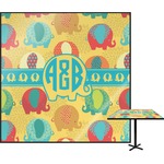 Cute Elephants Square Table Top (Personalized)