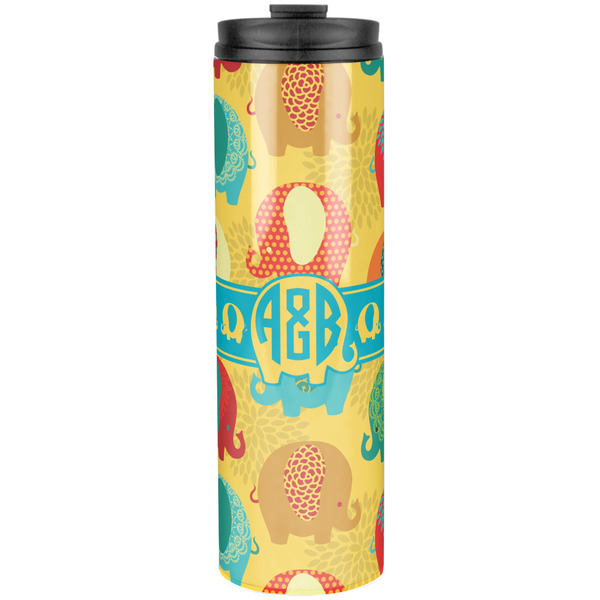 Cute Elephants Stainless Steel Tumbler 20 Oz - Front