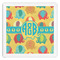 Cute Elephants Paper Dinner Napkin - Front View