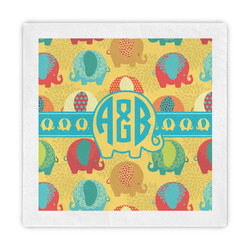 Cute Elephants Decorative Paper Napkins (Personalized)