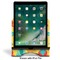Cute Elephants Stylized Tablet Stand - Front with ipad