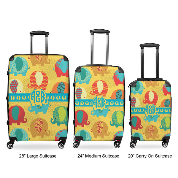 Cute Elephants Suitcase Set 1 - APPROVAL