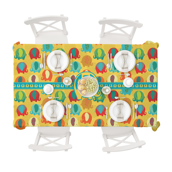 Cute Elephants Tablecloths (58"x102") - TOP VIEW