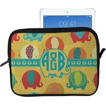 Cute Elephants Tablet Case / Sleeve - Large (Personalized)