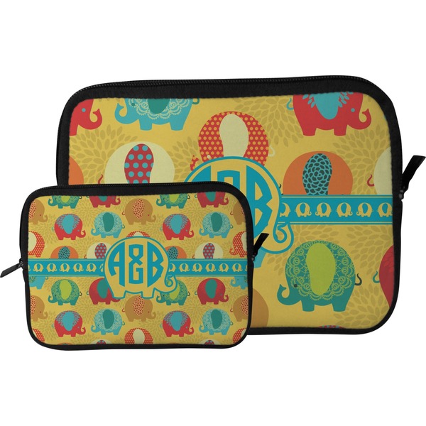 Cute Elephants Tablet Sleeve (Size Comparison)