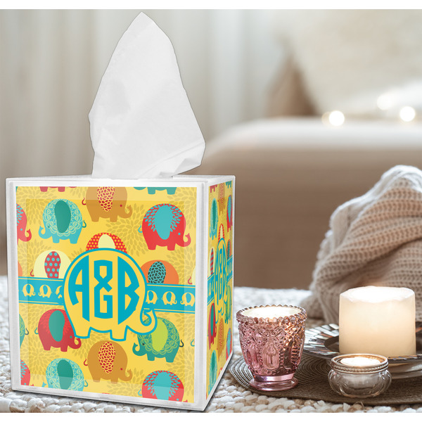 Cute Elephants Tissue Box - LIFESTYLE