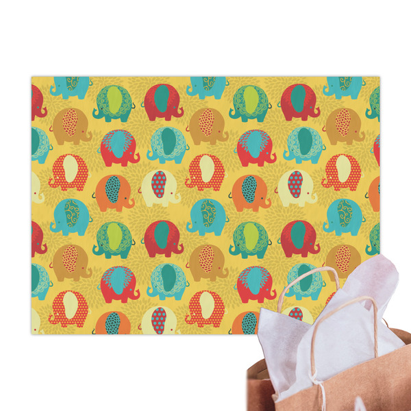 Cute Elephants Tissue Paper Sheets - Main