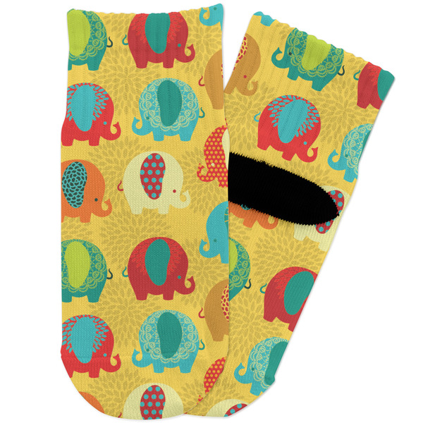 Custom Cute Elephants Toddler Ankle Socks