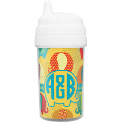 Cute Elephants Sippy Cup (Personalized)