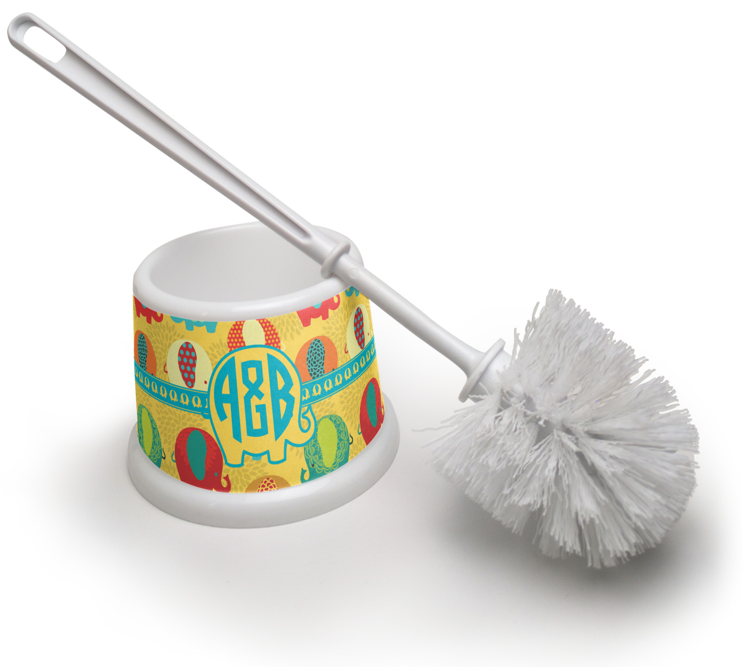 Cute Elephants Toilet Brush (Personalized) YouCustomizeIt