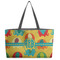 Cute Elephants Beach Totes Bag - w/ Black Handles (Personalized)