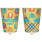 Cute Elephants Trash Can White - Front and Back - Apvl