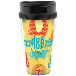 Cute Elephants Acrylic Travel Mug without Handle (Personalized)