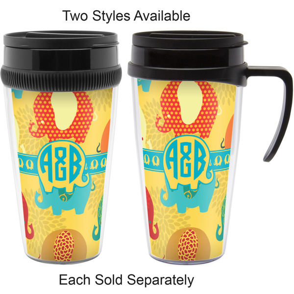 Cute Elephants Travel Mugs - with & without Handle