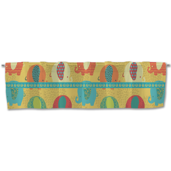 Cute Elephants Valance - Front