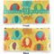 Cute Elephants Vinyl Check Book Cover - Front and Back