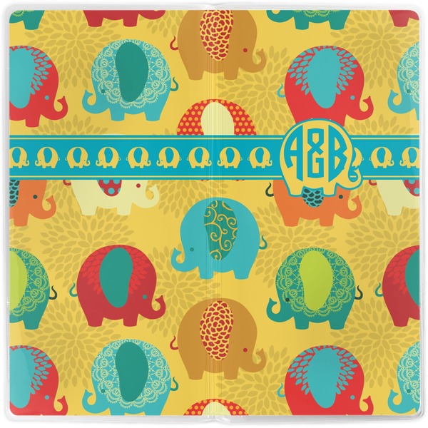 Cute Elephants Vinyl Document Wallet - Apvl