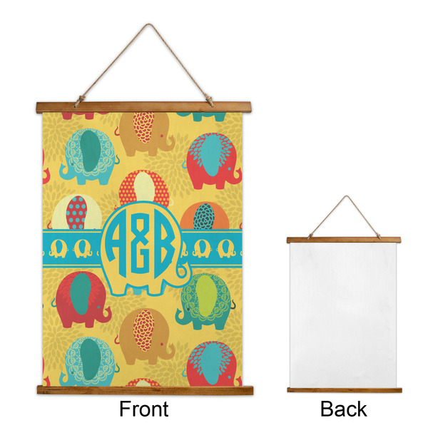 Cute Elephants Wall Hanging Tapestry - Portrait - APPROVAL