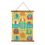 Cute Elephants Wall Hanging Tapestry (Personalized)