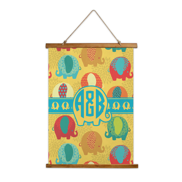 Custom Cute Elephants Wall Hanging Tapestry (Personalized)