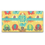 Cute Elephants Wall Mounted Coat Rack (Personalized)