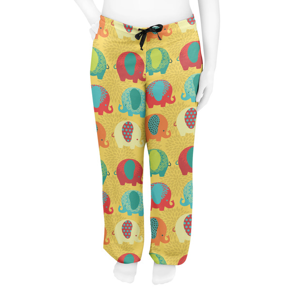 Cute Elephants Women's Pj on model - Front