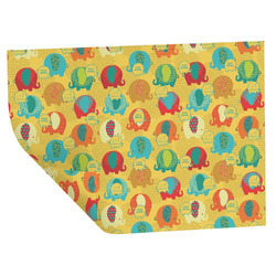 Cute Elephants Wrapping Paper Sheets - Double-Sided - 20" x 28" (Personalized)